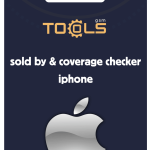 sold by & coverage checker iphone