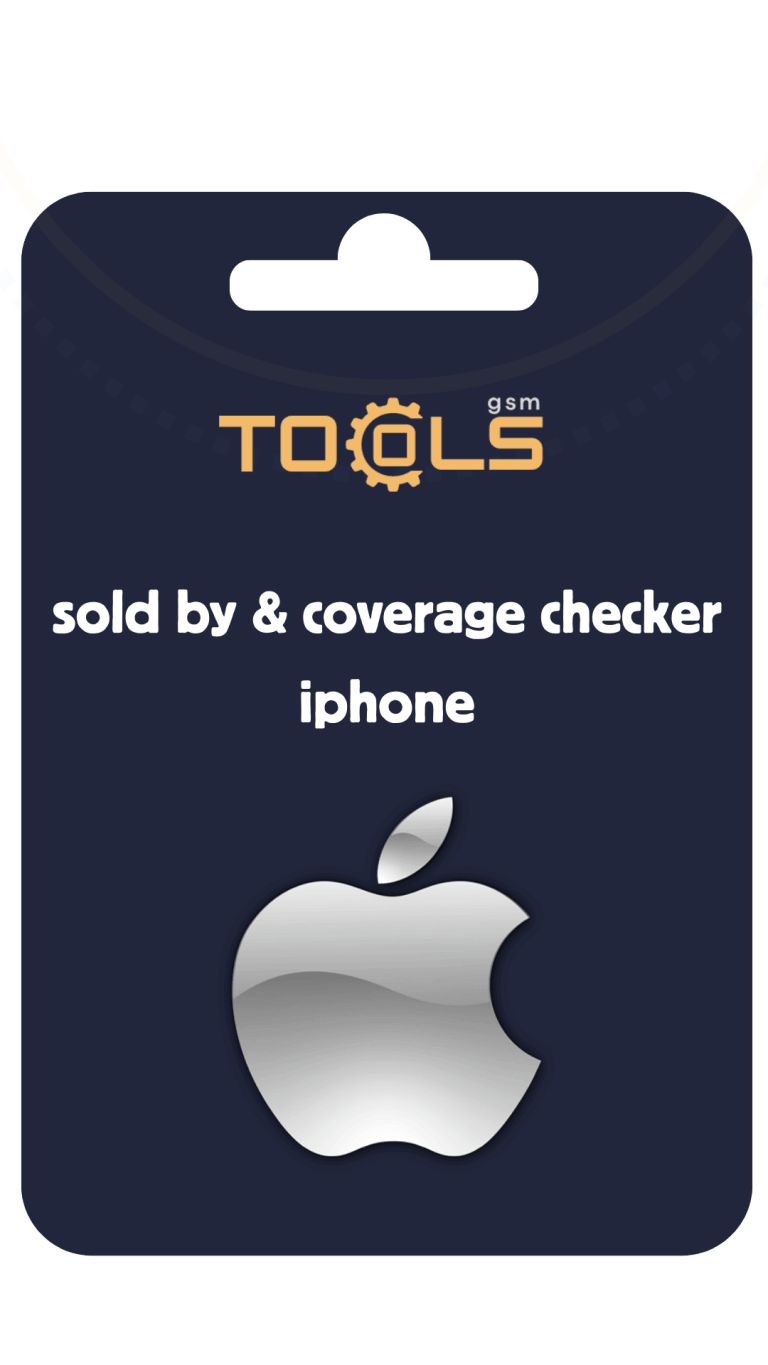 sold by & coverage checker iphone